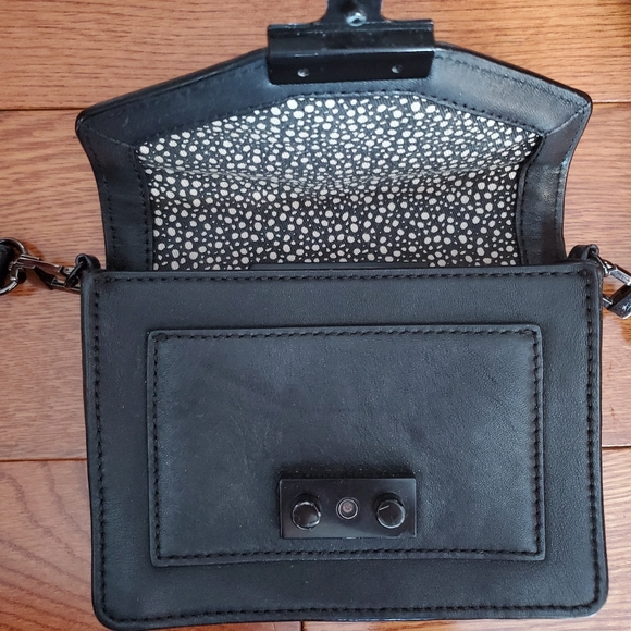 Loeffler Randall Mini Rider leather crossbody bag - Picture 2 of 4